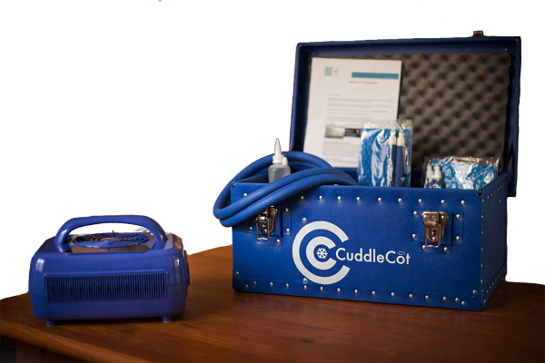 CuddleCot™ bereavement cooling unit designed to allow families more time with their baby following stillbirth or infant loss.